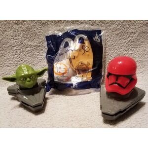 Disney Star Wars Yoda Storm trooper bb-8‎ 2020 McDonald's Happy Meal Toys Lot 3